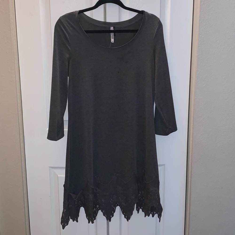 Long Grey Tunic